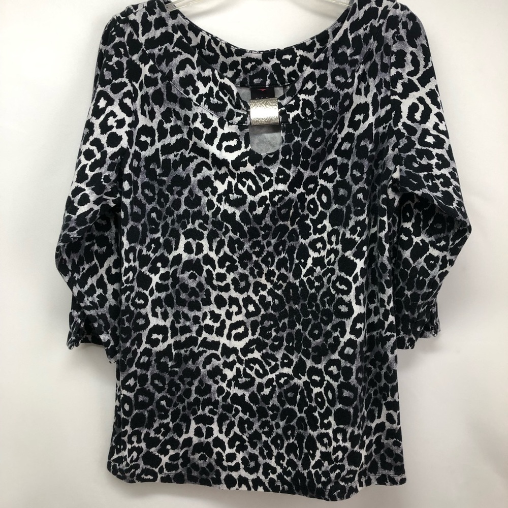 Rafaella Animal Print Top